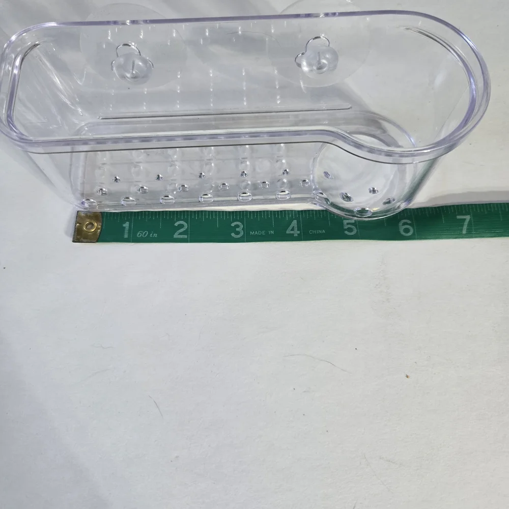 Clear Suction Cup Shower Caddy